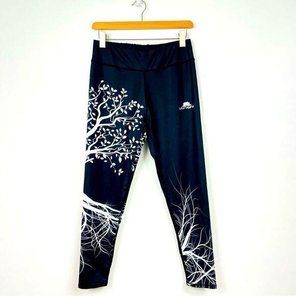 Lotus | Leggings Lg Tree of Life workout leggings black & white - Picture 4 of 4